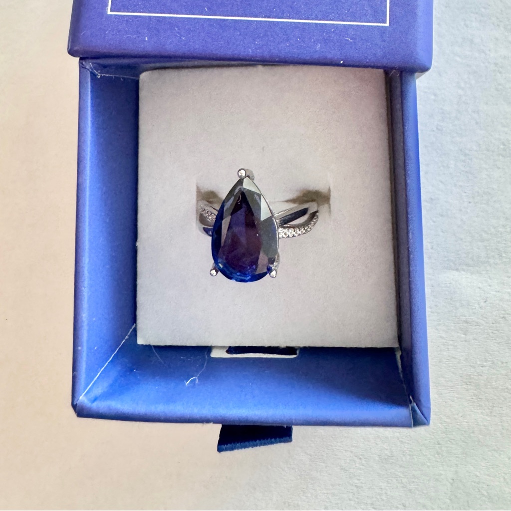 Nwt Revealed Ryze Party Sterling September Born To Shine Ring - Size 5